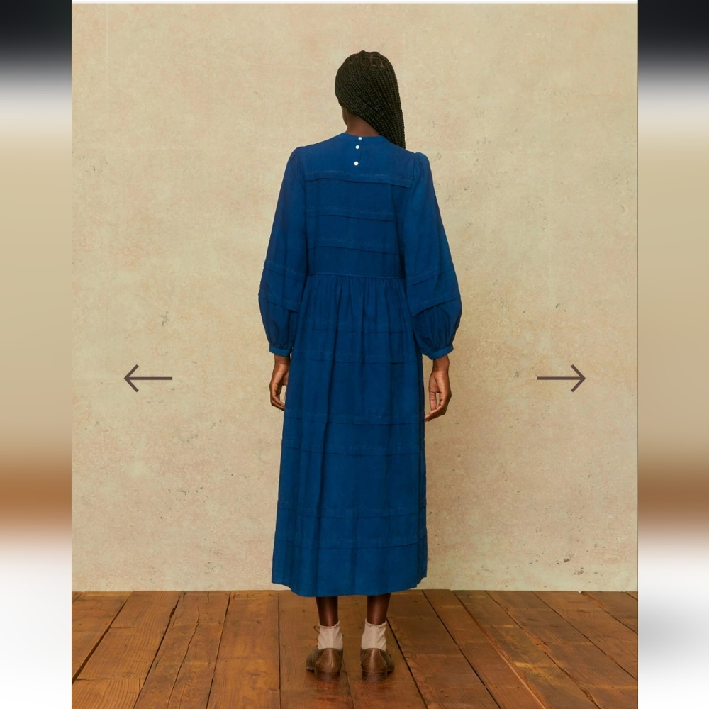 Christy Dawn Indigo Midi Dress - Picture 6 of 15